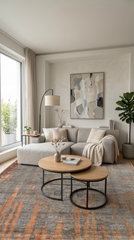 Atelier AE001 Bronz Uzun Ömürlü Yumuşak Dokulu Salon Yatak Odası Koridor Oturma Odası Yolluk Halı