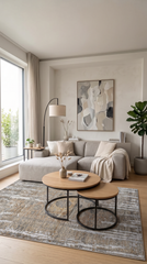 Atelier AE004 Gri Uzun Ömürlü Yumuşak Dokulu Salon Yatak Odası Koridor Oturma Odası Yolluk Halı