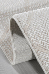 Akasya AK002 Krem Uzun Ömürlü Yumuşak Dokulu Halı