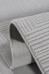 Akasya AK003 Gri Uzun Ömürlü Yumuşak Dokulu Halı