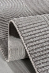 Akasya AK005 Gri Uzun Ömürlü Yumuşak Dokulu Halı