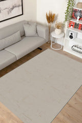 Akasya AK007 Gri Uzun Ömürlü Yumuşak Dokulu Halı