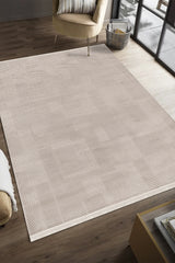 Akasya AK008 Vizon Uzun Ömürlü Yumuşak Dokulu Halı