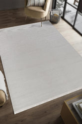 Akasya AK009 Krem Uzun Ömürlü Yumuşak Dokulu Halı