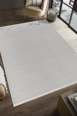 Akasya AK009 Krem Uzun Ömürlü Yumuşak Dokulu Halı