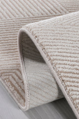 Akasya AK013 Krem Uzun Ömürlü Yumuşak Dokulu Halı