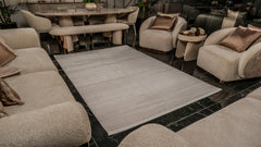 Alin AL002 Krem Uzun Ömürlü Yumuşak Dokulu Halı