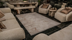 Alin AL004 Krem Uzun Ömürlü Yumuşak Dokulu Halı