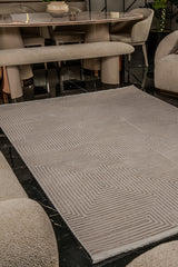 Alin AL005 Krem Uzun Ömürlü Yumuşak Dokulu Halı