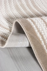 Amorf AR001 Krem Yumuşak Dokulu Makine Halısı