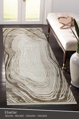 Amorf AR001 Krem Yumuşak Dokulu Makine Halısı