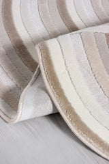 Amorf AR002 Krem Yumuşak Dokulu Makine Halısı