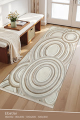 Amorf AR002 Krem Yumuşak Dokulu Makine Halısı