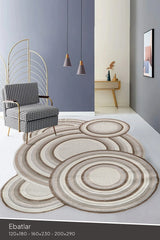 Amorf AR002 Krem Yumuşak Dokulu Makine Halısı