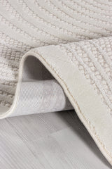 Amorf AR003 Krem Yumuşak Dokulu Makine Halısı