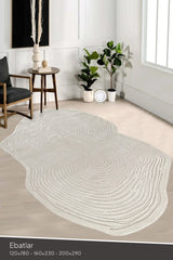 Amorf AR003 Krem Yumuşak Dokulu Makine Halısı