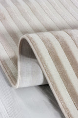 Amorf AR004 Krem Yumuşak Dokulu Makine Halısı