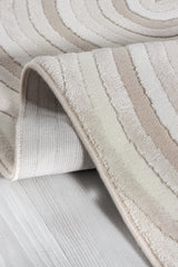 Amorf AR005 Krem Yumuşak Dokulu Makine Halısı