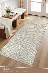 Amorf AR005 Krem Yumuşak Dokulu Makine Halısı