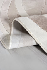 Amorf AR006 Krem Yumuşak Dokulu Makine Halısı