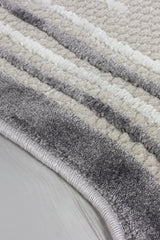 Amorf AR007 Krem Yumuşak Dokulu Makine Halısı