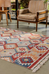 Antıque AN002 Çok Renkli Hav Toz Vermez Halı