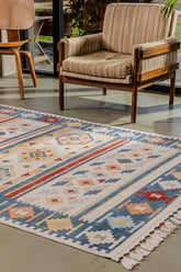 Antıque AN006 Çok Renkli Hav Toz Vermez Halı