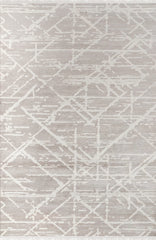 Bereket BE006 Krem-Kahve Uzun Ömürlü Yumuşak Dokulu Halı