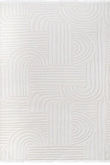 Boyut BY006 Krem Yumuşak Dokulu Halı Makine Halısı