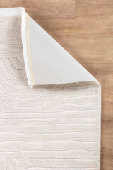 Boyut BY007 Krem-Kahve Yumuşak Dokulu Halı Makine Halısı