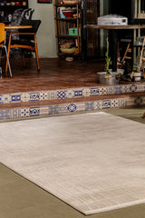 Boyut BY009 Bej Yumuşak Dokulu Halı Makine Halısı