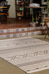 Boyut BY052 Çok Renkli Yumuşak Dokulu Halı Makine Halısı