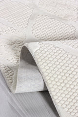 Boyut BY053 Bej Yumuşak Dokulu Halı Makine Halısı