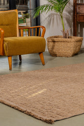 Bravvo BR002 Kahverengi Hav Toz Vermez Dokuma Kilim