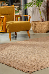 Bravvo BR003 Kahverengi Hav Toz Vermez Dokuma Kilim