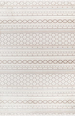 Brıstol BI005 Krem/Bej Uzun Ömürlü Yumuşak Dokulu Halı