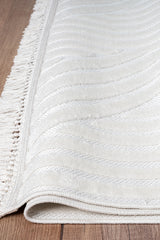 Cess CES01 Beyaz Hav Toz Vermez Halı Makine Halısı