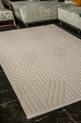 Cess CES01 Beyaz Hav Toz Vermez Halı Makine Halısı