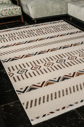 Cess CES03 Çok Renkli Hav Toz Vermez Halı Makine Halısı