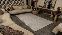 Cunda CN002 Bej Uzun Ömürlü Yumuşak Dokulu Halı