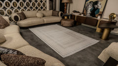 Cunda CN006 Bej Uzun Ömürlü Yumuşak Dokulu Halı