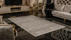 Cunda CN013 Krem Uzun Ömürlü Yumuşak Dokulu Halı