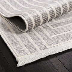 Cunda CN015 Gri Uzun Ömürlü Yumuşak Dokulu Halı