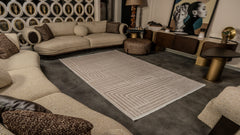 Cunda CN016 Bej Uzun Ömürlü Yumuşak Dokulu Halı