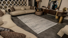 Cunda CN018 Gri Uzun Ömürlü Yumuşak Dokulu Halı