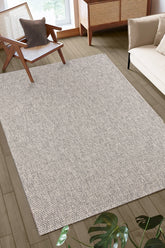 Doku DH003 Gri  Hav Toz Vermez Dokuma Kilim