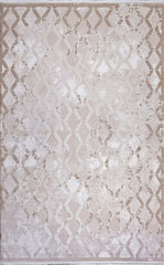 Elkenz 7558 Bej Uzun Ömürlü Yumuşak Dokulu Halı