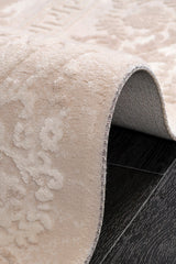 Elkenz 7566 Ekru Uzun Ömürlü Yumuşak Dokulu Halı