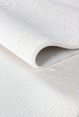 Elkenz EK007 Beyaz Uzun Ömürlü Yumuşak Dokulu Halı