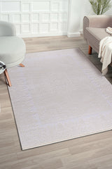 Elkenz EK009 Beyaz Uzun Ömürlü Yumuşak Dokulu Halı